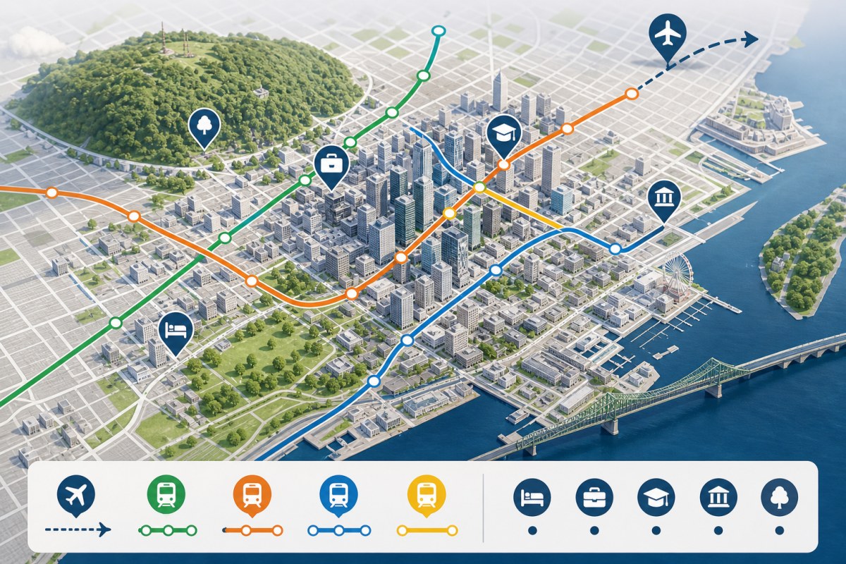 Practical Montreal map