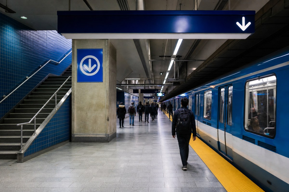 Metro and airport travel in Montreal